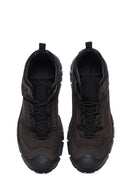 Men's Gray Leather Boots | Derimod