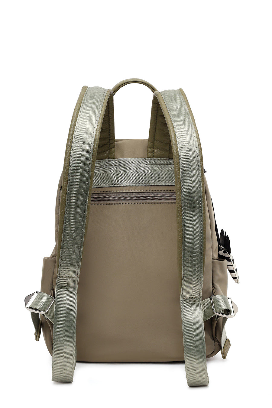 Women's Khaki Fabric Backpack