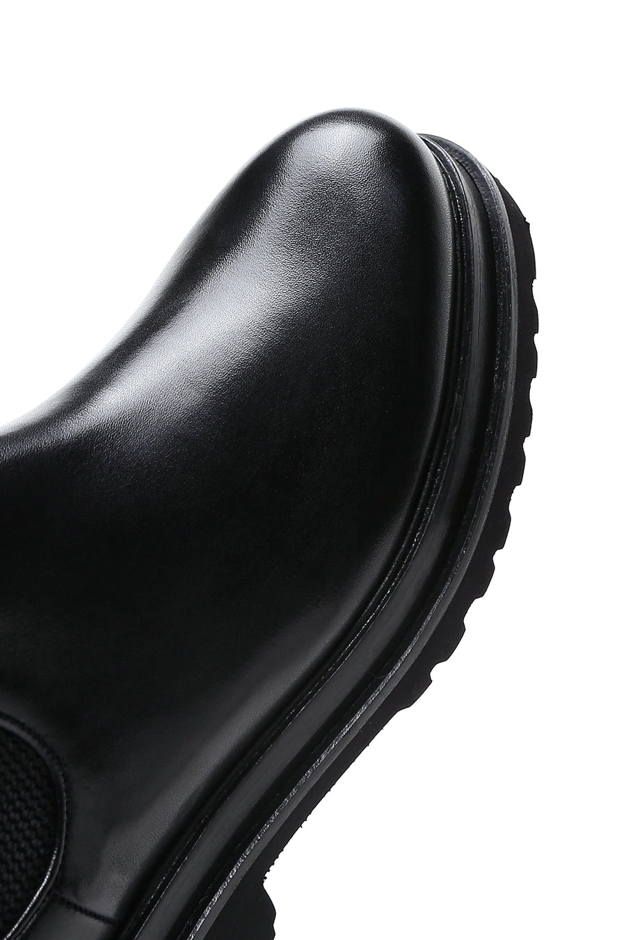 Men's Black Leather Chelsea Boots