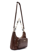 Women's Brown Double Strap Shoulder Bag | Derimod