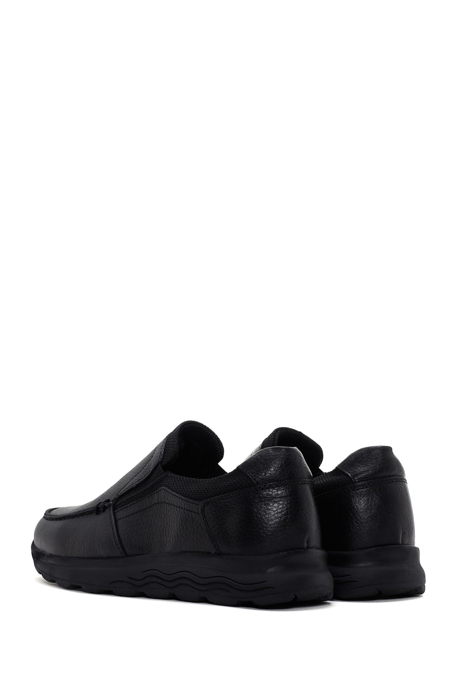 Erkek Siyah Deri Comfort Casual Loafer