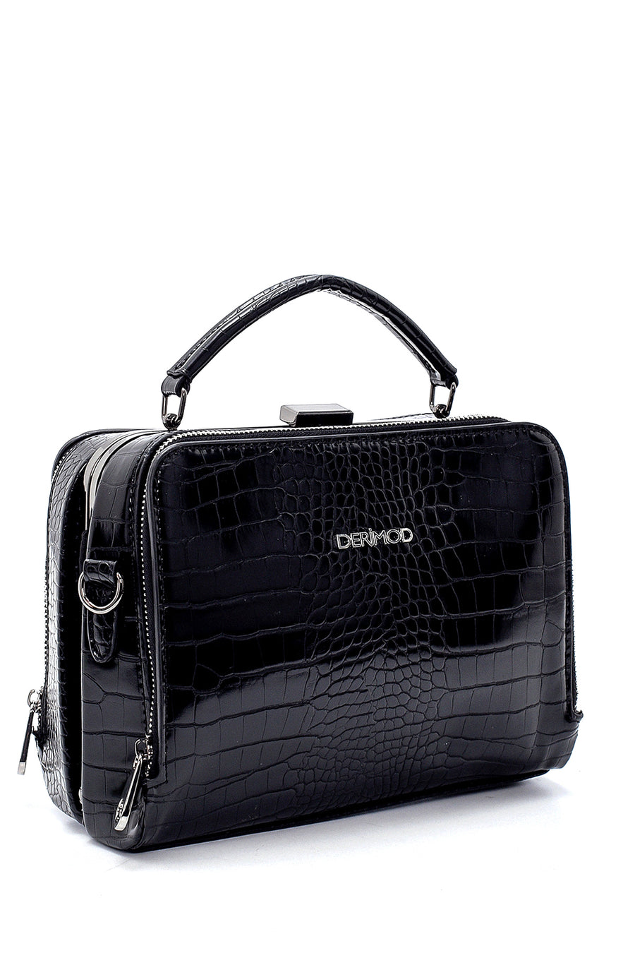 Women's Crocodile Patterned Shoulder Bag