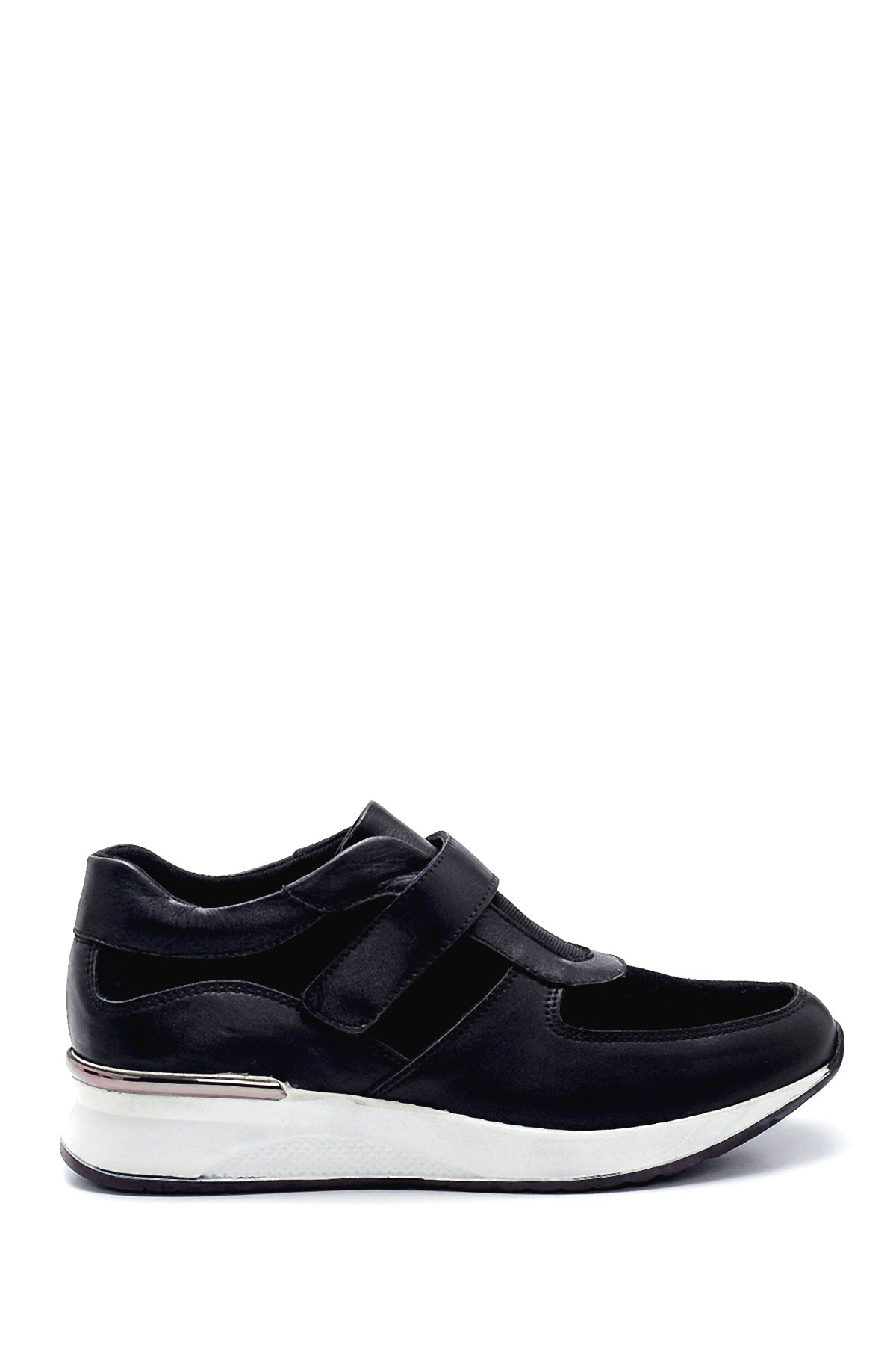 Women's Black Leather Comfort Shoes 20WFD286214 | Derimod