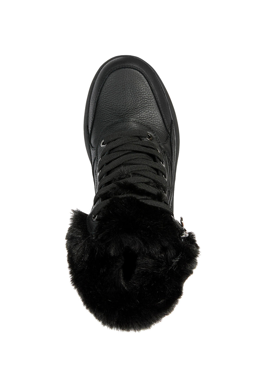 Geox Women's Black Dalyla Abx Laced Waterproof Leather Boots