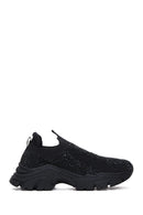 Derimod Zero Women's Black Stone Detailed Sneakers | Derimod