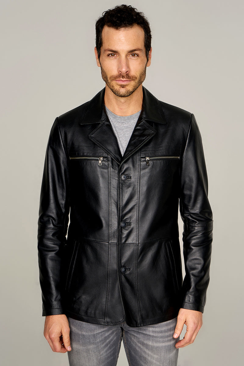 Jeremy Men's Leather Jacket