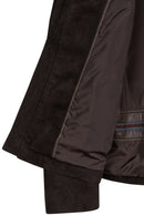 Pedri Male Brown Suede Leather Jacket | Derimod