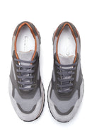Erkek Deri Süet Detaylı Sneaker | Derimod