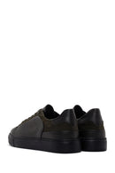 Men's Green Leather Sneaker | Derimod