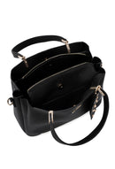 Women's Black Long Strap Handbag with Accessory Detail | Derimod