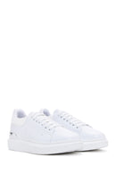 Men's White Thick Soled Sneaker | Derimod