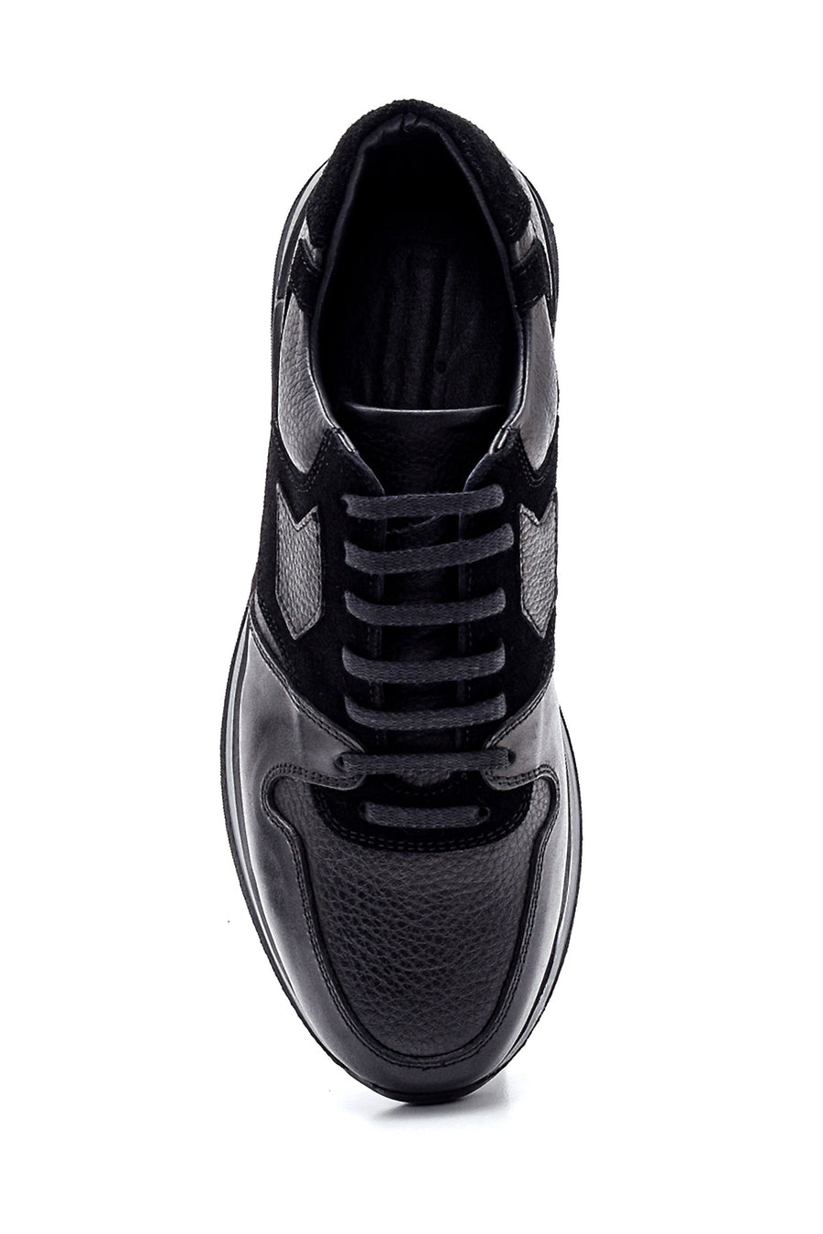 Erkek Deri Süet Detaylı Sneaker