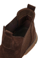 Men's Brown Suede Leather Chelsea Boots | Derimod