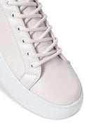 Kadın Beyaz Bağcıklı Kalın Tabanlı Sneaker | Derimod