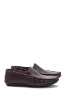 Erkek Kahverengi Deri Casual Loafer | Derimod