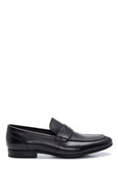 Erkek Siyah Deri Klasik Loafer | Derimod