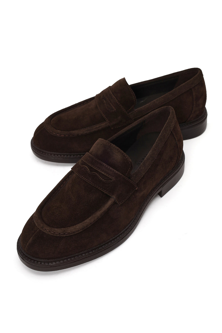 Derimod Black Erkek Kahverengi Süet Deri Loafer