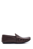 Erkek Kahverengi Deri Casual Loafer | Derimod