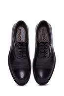 Men's Black Laced Leather Classic Shoes | Derimod