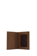 Men's Tan Leather Card Holder | Derimod