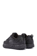 Skechers Men's Black Escape Plan Lace-Up Sneakers | Derimod