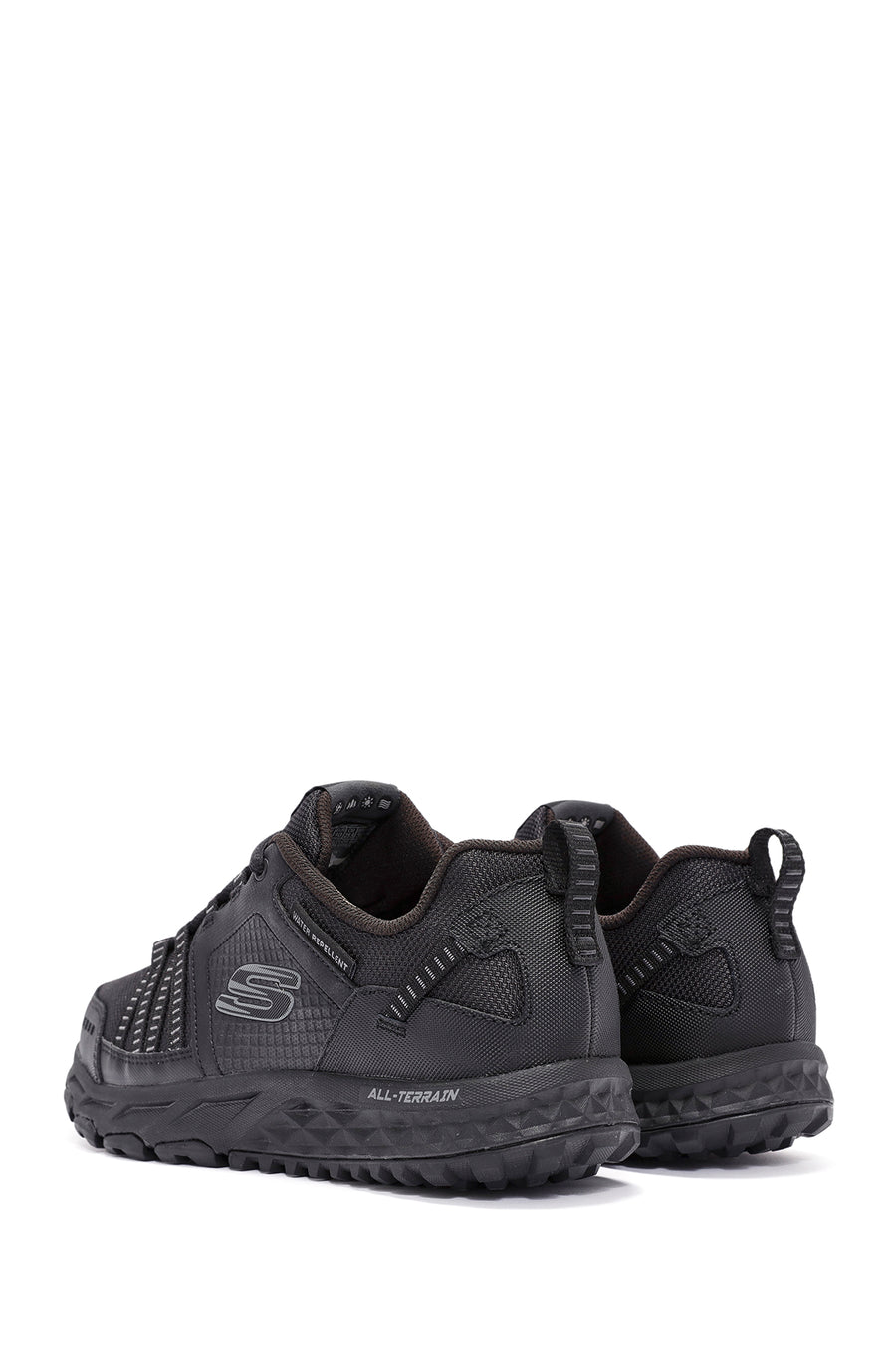 Skechers Men's Black Escape Plan Lace-Up Sneakers