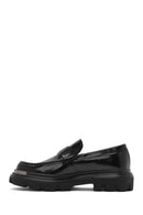 Men's Black Leather Loafer | Derimod