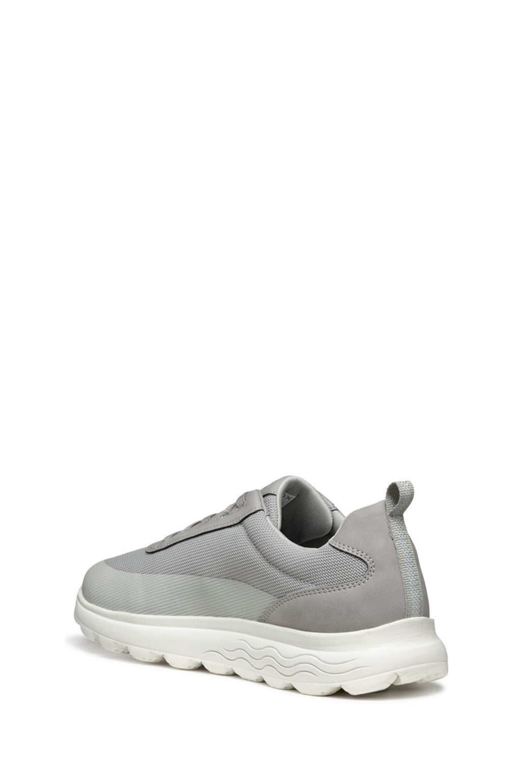 Geox Erkek Gri U Spherica A - Mesh + Nbk Synt Bağcıklı Kumaş Sneaker
