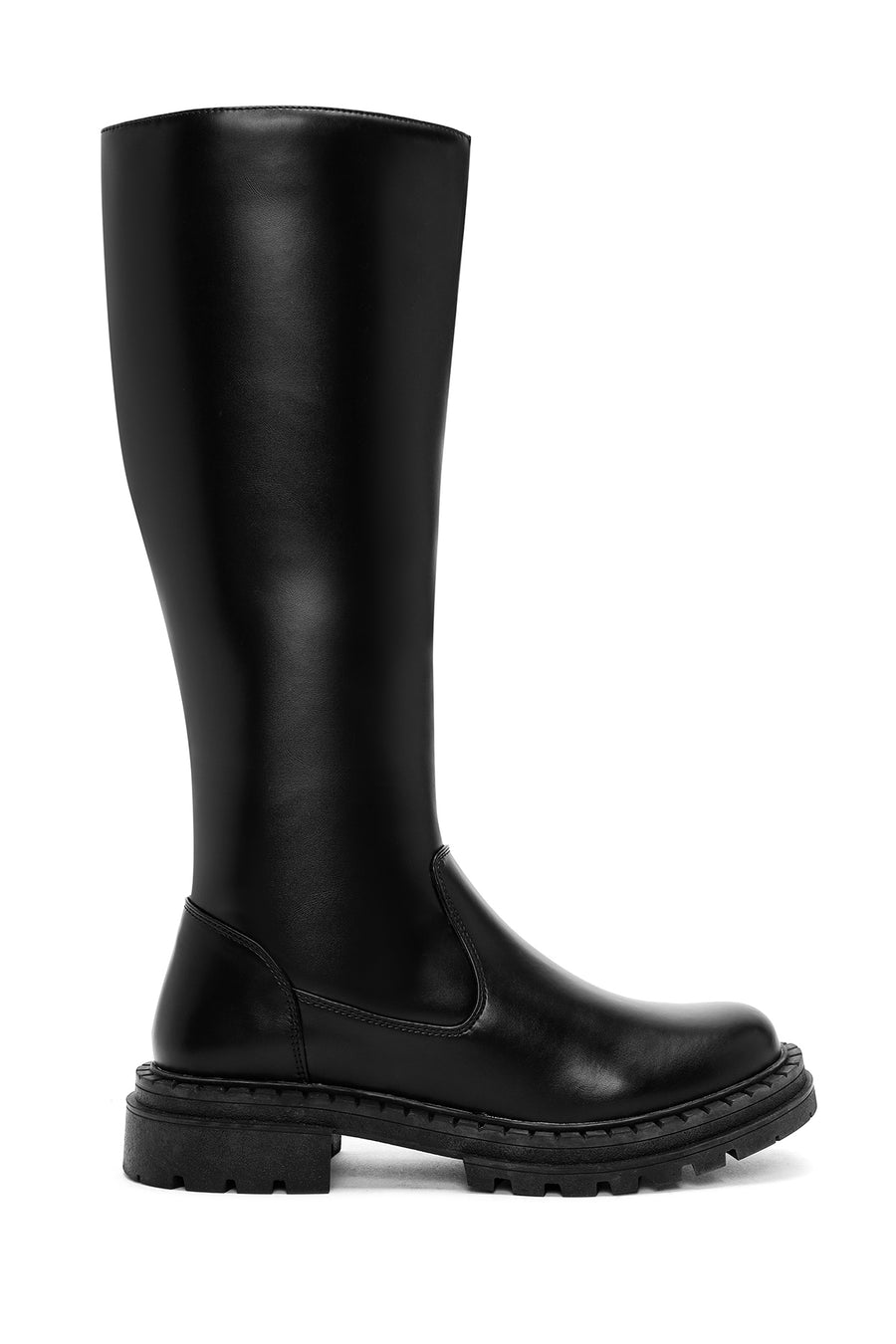 Women's Black Zippered Boots 24WFE403918 | Derimod