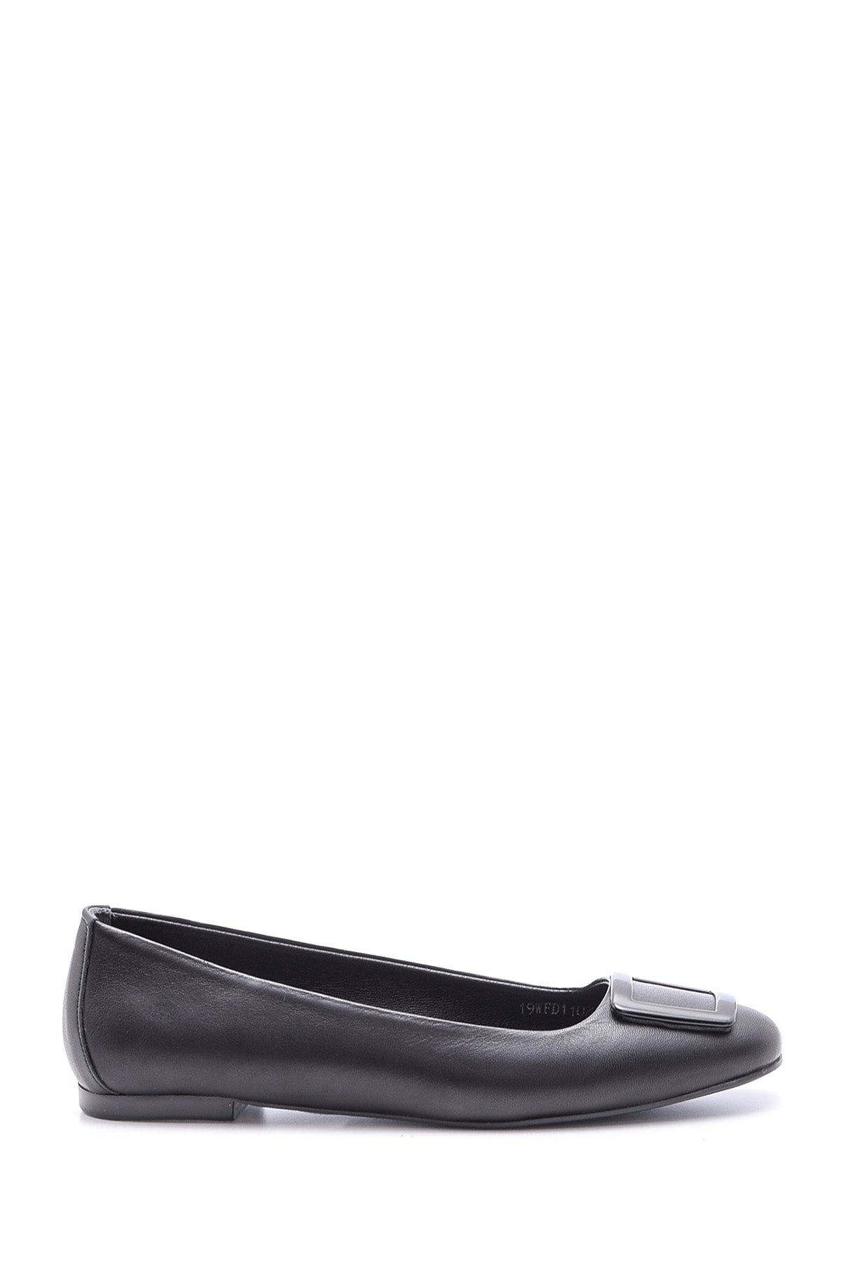 Women's Casual Leather Ballerinas 19WFD110718 | Derimod