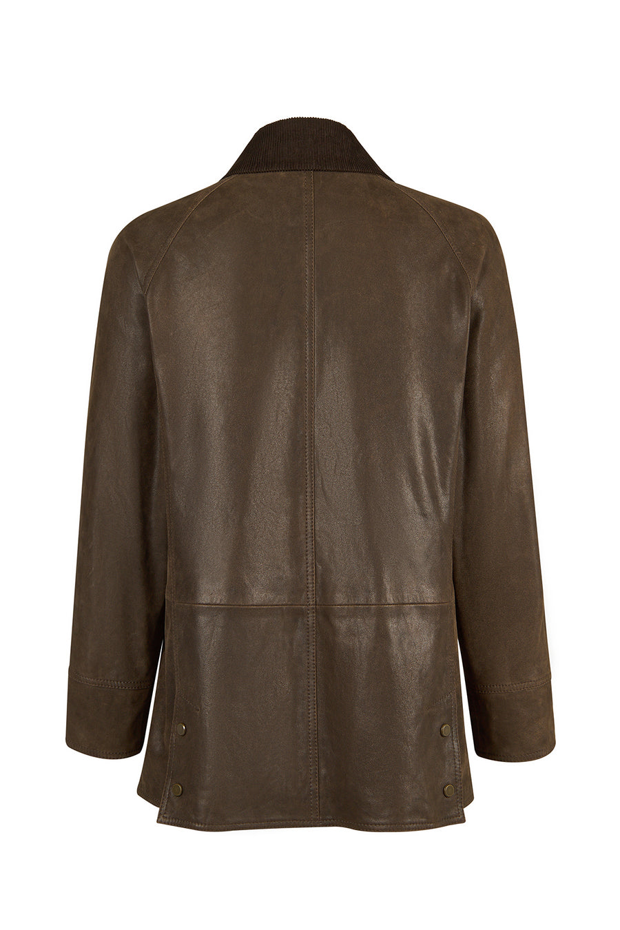 Gateaway Woman Brown Leather Coat
