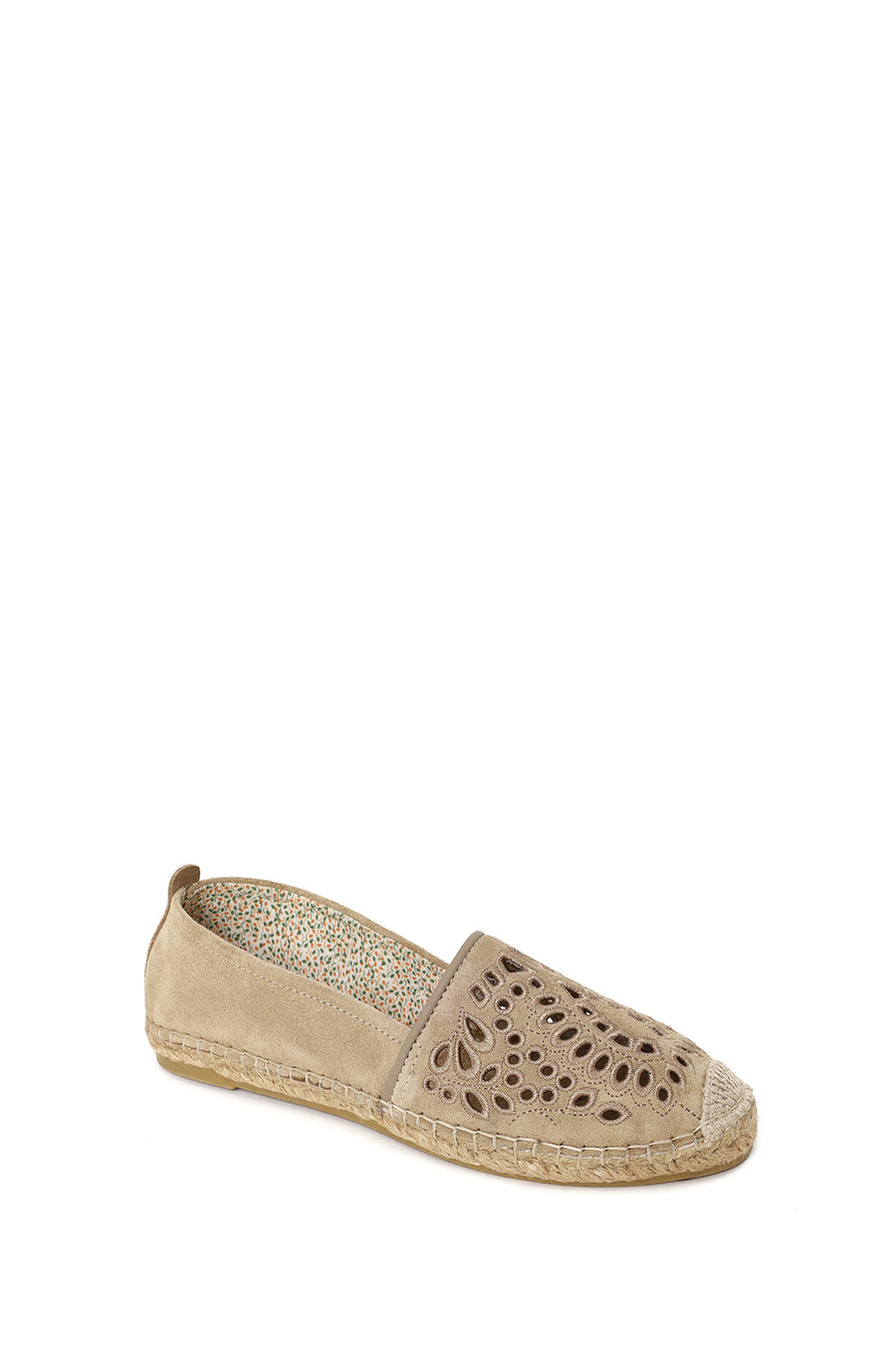Woman Light Beige Suede Espadrilles