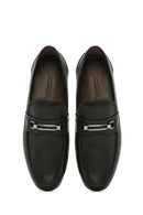 Men's Black Leather Classic Loafer | Derimod