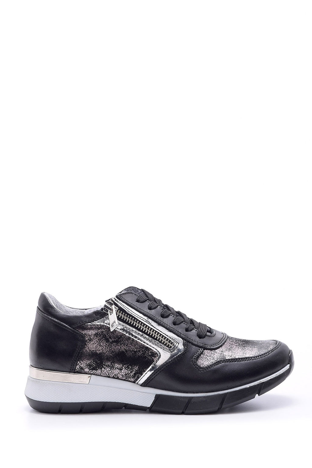 Kadın Fermuar Detaylı Sneaker