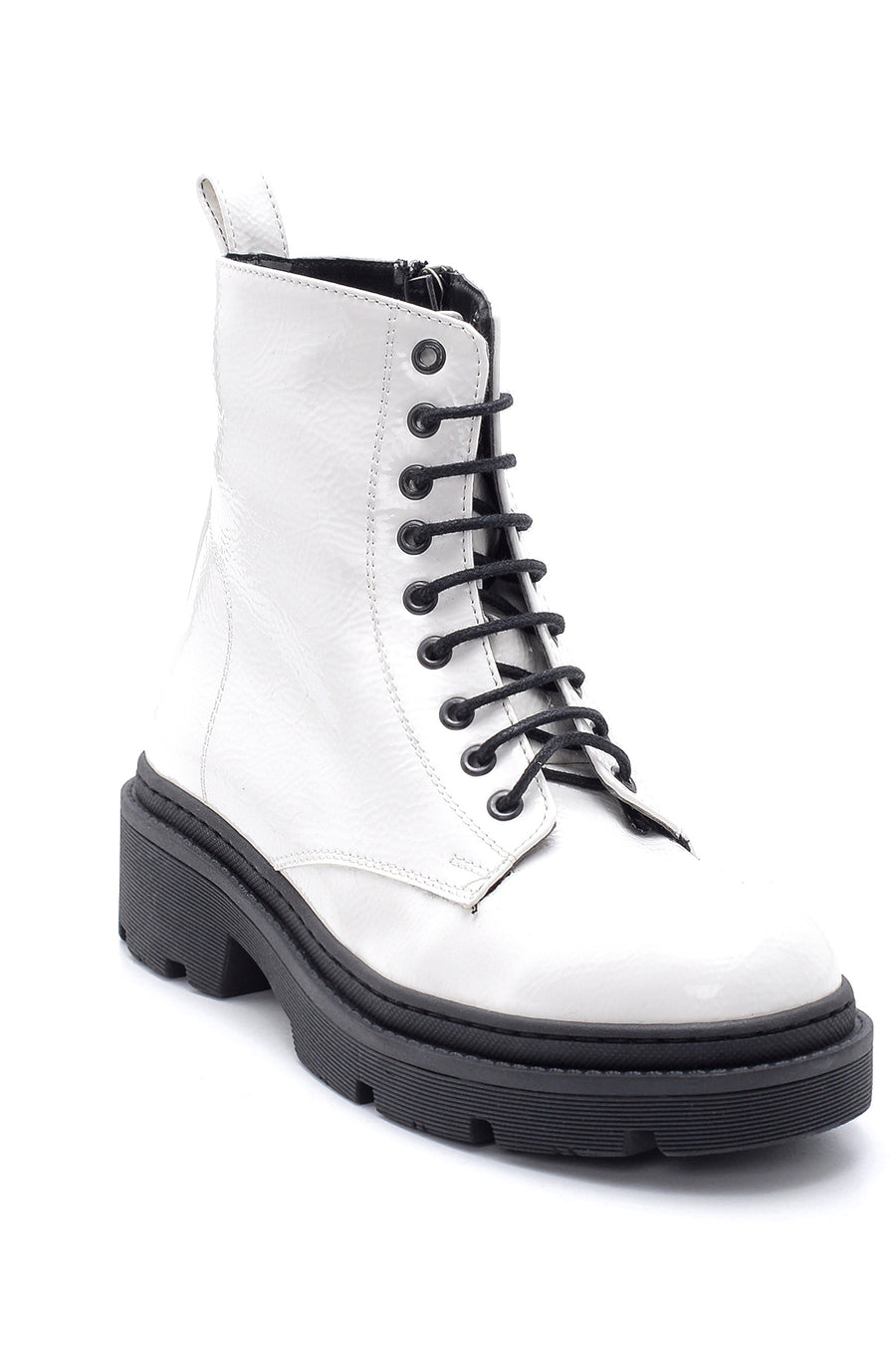 Women's Patent Leather Boots