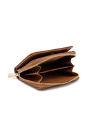 Women's Brown Braided Wallet | Derimod