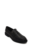 Erkek Siyah Deri Casual Loafer | Derimod