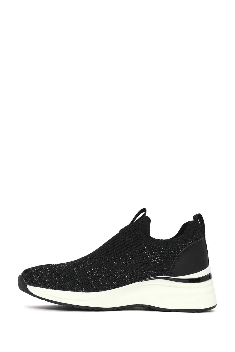 Derimod Zero Women's Black Thick Soled Fabric Sneaker