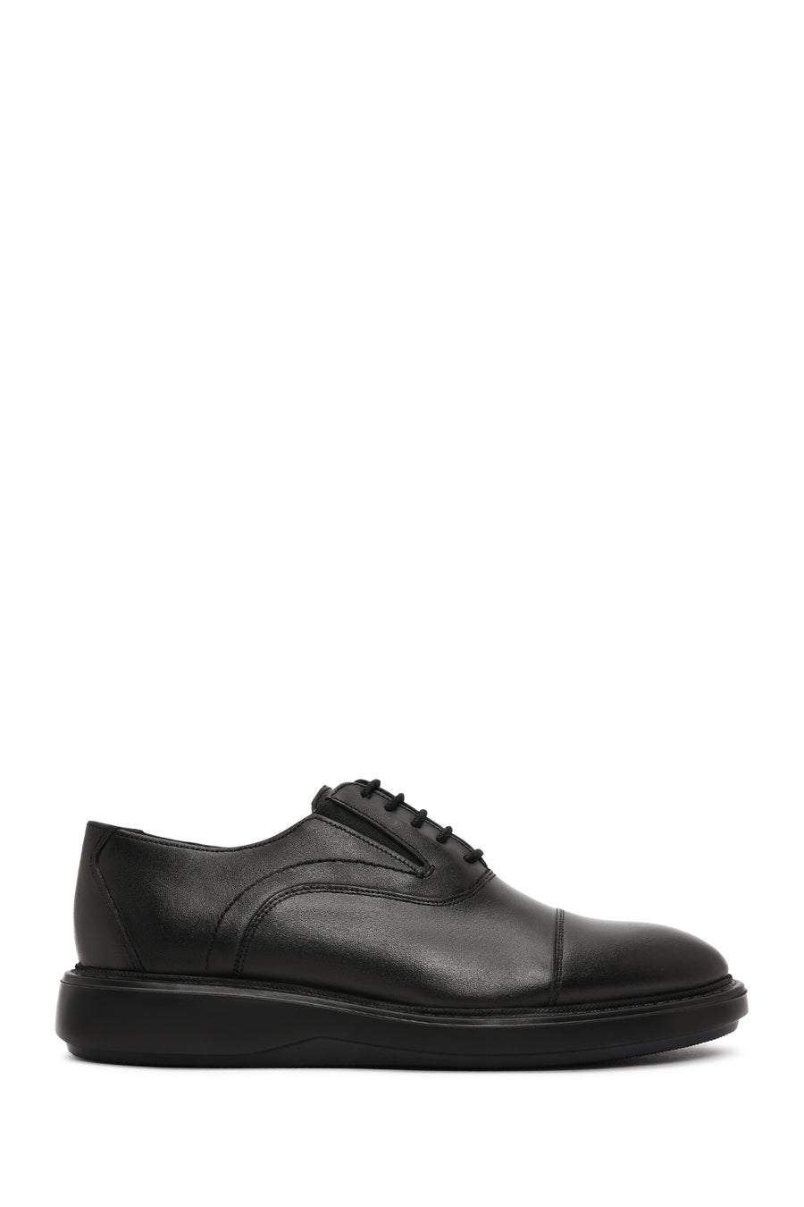 Men's Black Lace-up Leather Casual Shoes 25SFD640218 | Derimod