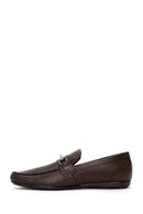 Men's Brown Leather Classic Loafer | Derimod