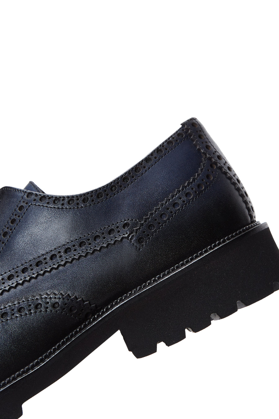 Men's Navy Blue Leather Casual Shoes