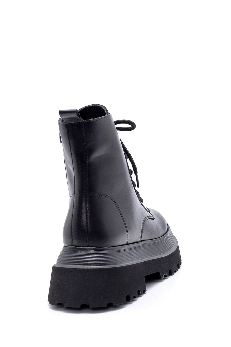 Women's Leather High-Sole Boots