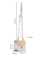 Women's Gold Long Strap Shoulder Bag | Derimod