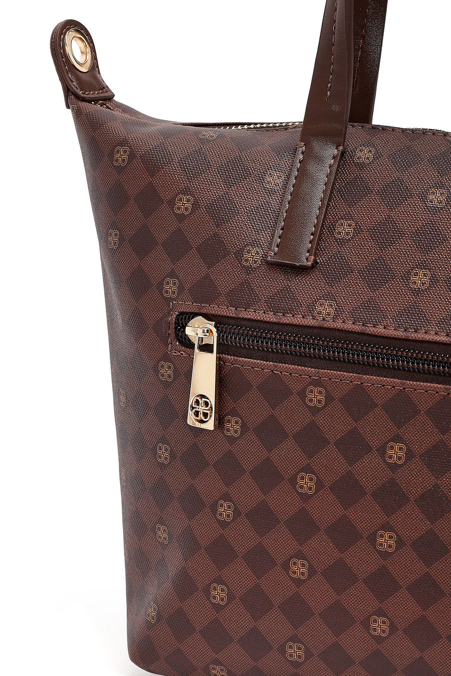 Women's Brown Printed Shoulder Bag