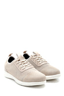 Men's Leather Detailed Sneaker | Derimod