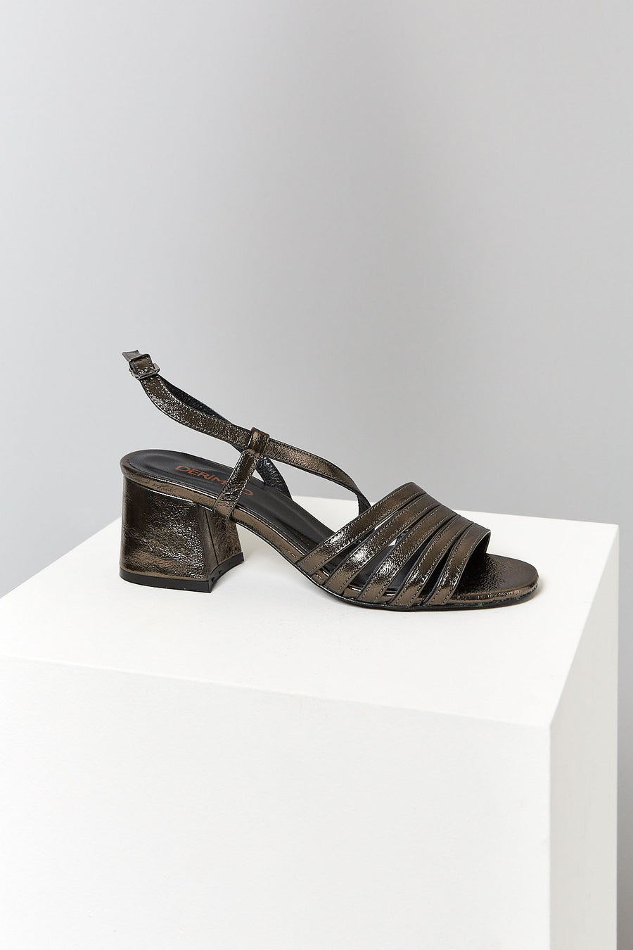 Women's Green Leather Sandals