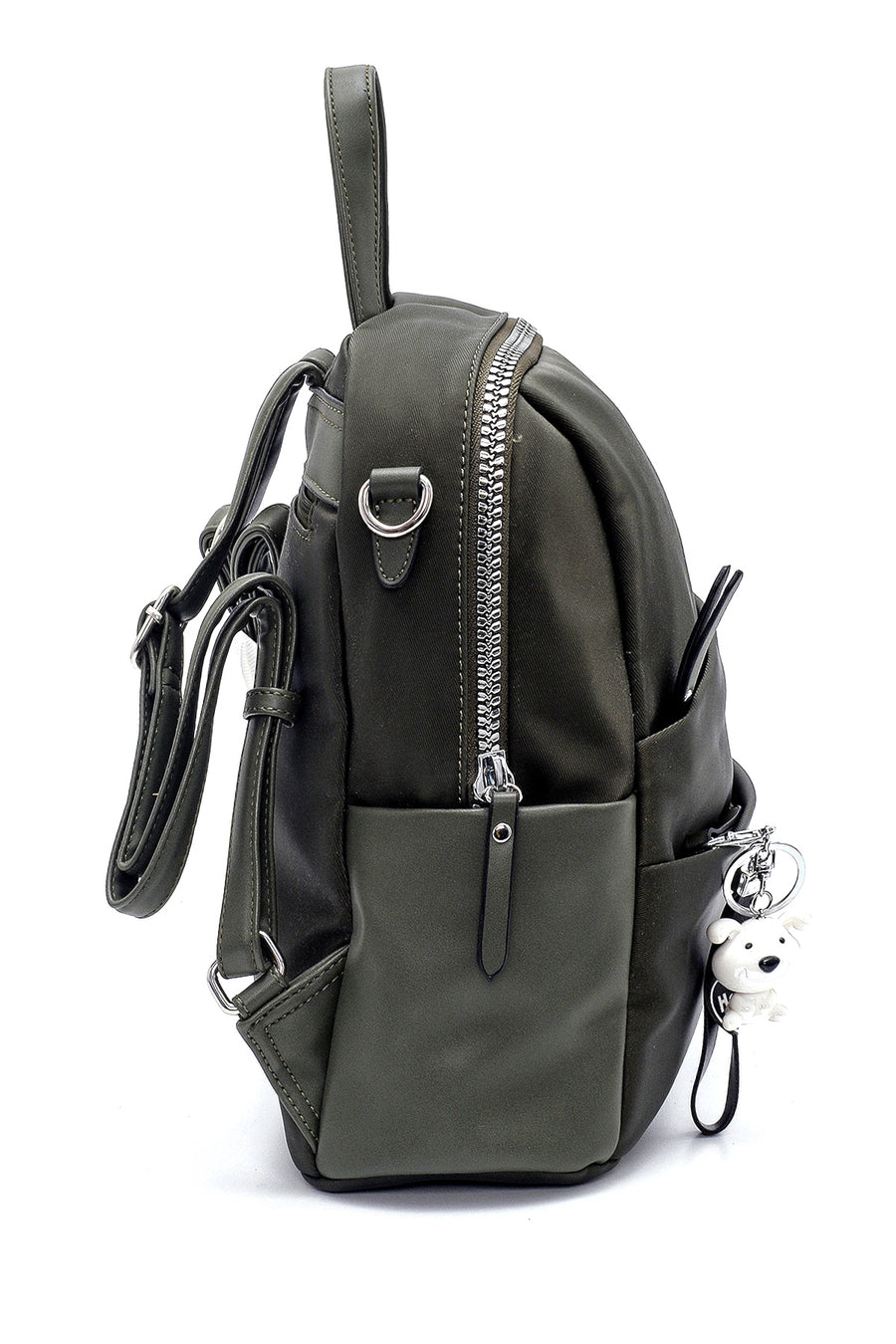 Women's Accessory Detailed Backpack