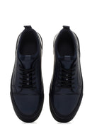 Men's Navy Blue Casual Leather Shoes | Derimod