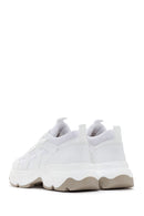 Women's White Thick Soled Sneaker | Derimod