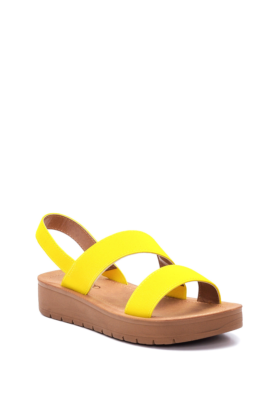 Women's Yellow Casual Flat Sandals
